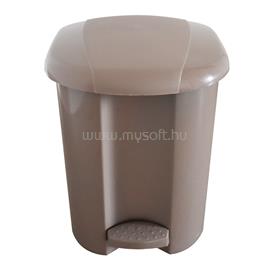 EGYÉB Szemetes kuka pedálos műanyag 17 literes, barna EGYEB_49592 small