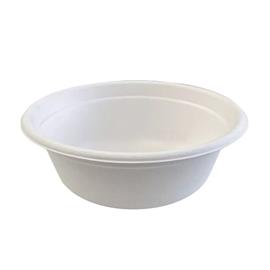 EGYÉB Tányér leveses 750 ml komposztálható cukornád 50 db/csomag natúr EGYEB_54396 small