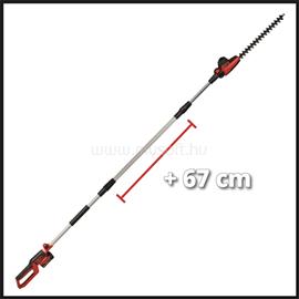 EINHELL 3410585 PXC GC-HH 18/45 Li T-Solo akku és töltő nélkül akkumulátoros magassági sövényvágó EINHELL_3410585 small
