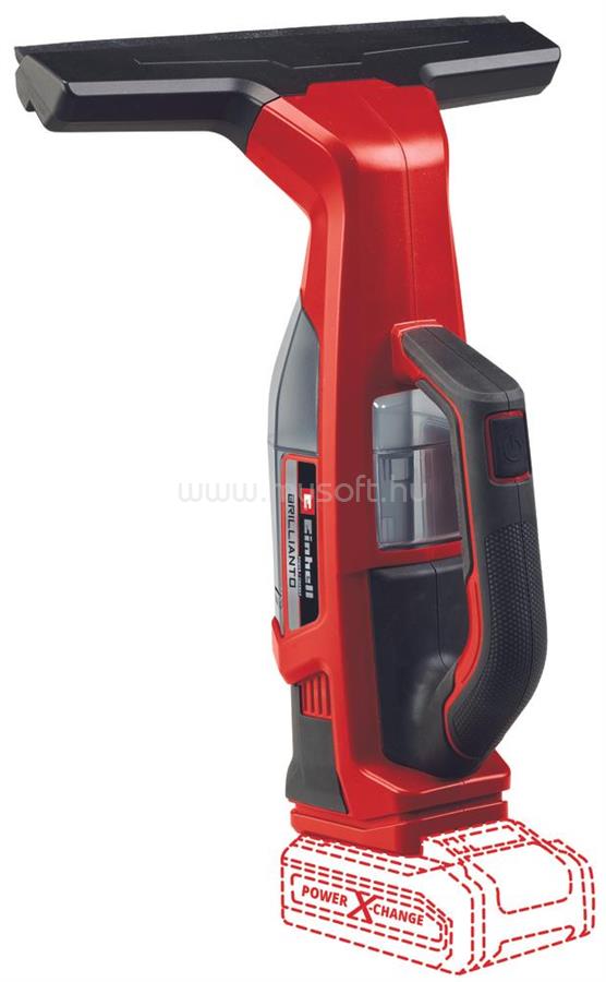 EINHELL 3437100 PXC BRILLIANTO - Solo akkus ablaktisztító (akku és töltő nélkül)