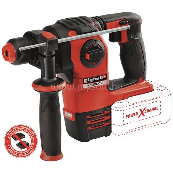 EINHELL 4513900 PXC HEROCCO Solo akku és töltő nélküli akkumulátoros fúrókalapács