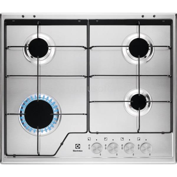 ELECTROLUX KGS6424SX beépíthető gáz főzőlap