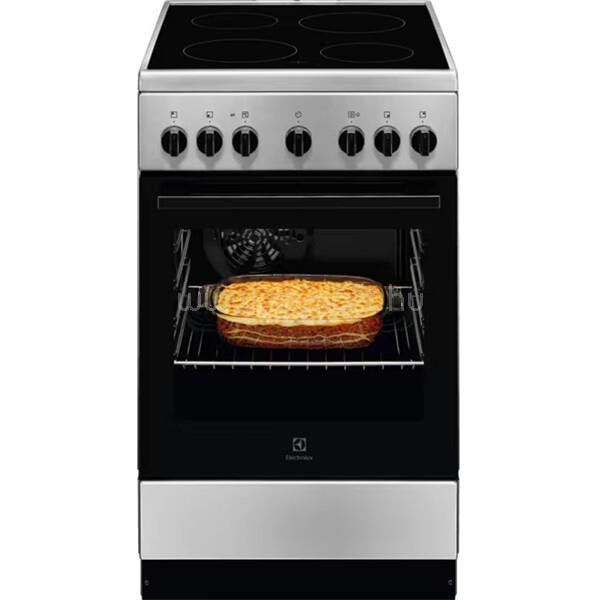 ELECTROLUX LKR562055X Kerámialapos tűzhely, Termosztát, sütő:58L, grill, 50x60cm, Inox