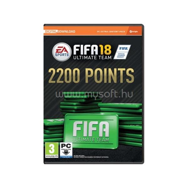 ELECTRONIC ARTS FIFA 18 2200 FUT POINTS PC játékszoftver