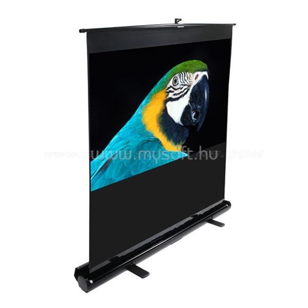 ELITESCREEN F84NWV 84" (4:3) hordozható manuális pull up vászon (170 x 128 cm, Fekete váz)