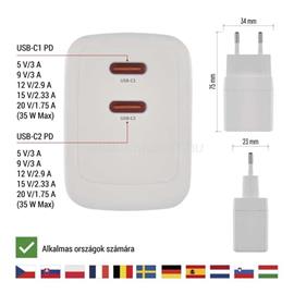EMOS Emos GaN PD 35 W max. univerzális USB töltő EMOS_V03G35 small