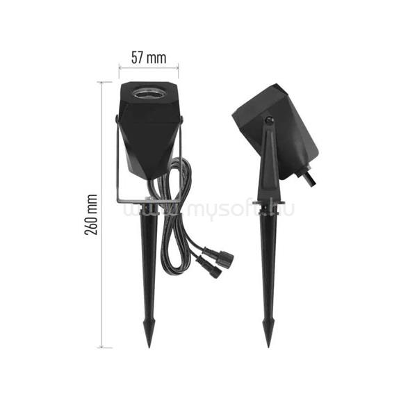 EMOS GoSmart 4 darabos, 7 W, RGBIC dimmelhető, WiFi kültéri LED spotlámpa, kezdő készlet