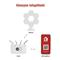 EMOS GoSmart Hexagon fehér, 6 részből álló, RGBIC dimmelhető, WiFi LED asztali lámpa EMOS_ZIW426R small