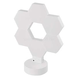 EMOS GoSmart Hexagon fehér, 6 részből álló, RGBIC dimmelhető, WiFi LED asztali lámpa EMOS_ZIW426R small