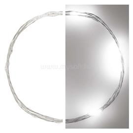 EMOS D3AC06 LED 0,9m/10LED/beltéri/2xAA/időzítős/hideg fehér nano karácsonyi LED fényfüzér EMOS_D3AC06 small