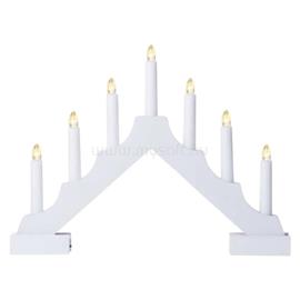 EMOS DCAW12 29 cm 2x AA beltéri meleg fehér időzítős fa fehér LED gyertyatartó EMOS_DCAW12 small