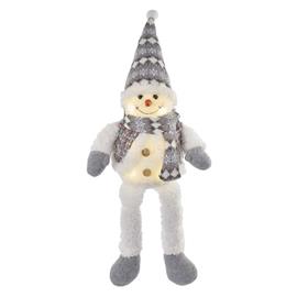 EMOS DCFW02 31 cm, 3× AA beltéri meleg fehér LED karácsonyi ülő hóember EMOS_DCFW02 small