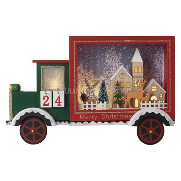 EMOS DCWW32 20x30 5 cm 2x AA beltéri LED adventi naptár fa autó