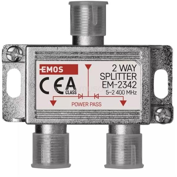 EMOS J0102 EM2342 2 utas antenna elosztó