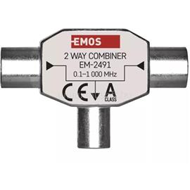 EMOS J0197 EU 2491/D193 ferrites háromágú antenna közösítő EMOS_J0197 small