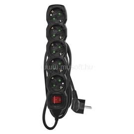 EMOS PC1521R 5 aljzat 1,5méter 1,5mm2 kapcsolós fekete hosszabbító EMOS_PC1521R small