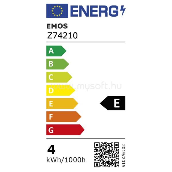 EMOS Z74210 FILAMENT 4W E14 meleg fehér gyertya LED izzó