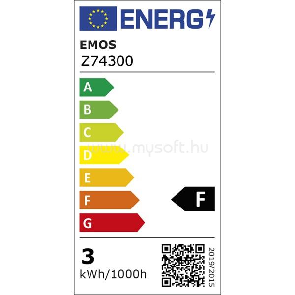 EMOS Z74300 VINTAGE 2W E14 meleg fehér+ LED gyertya izzó