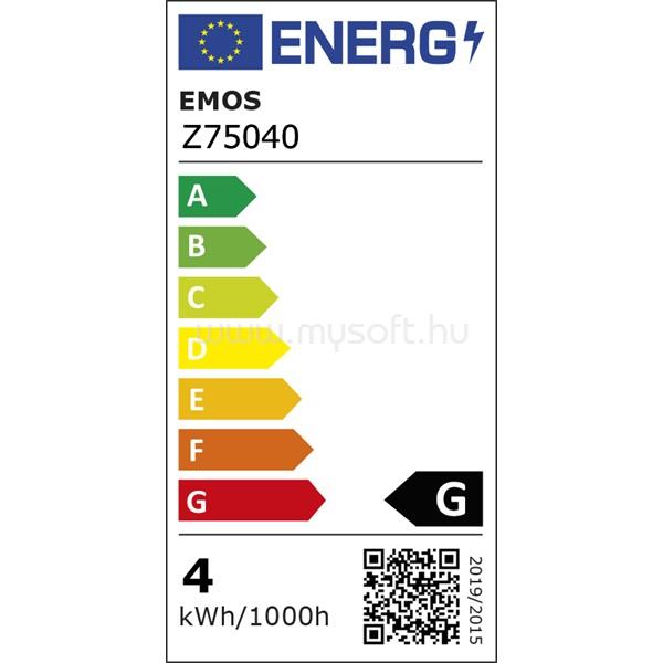 EMOS Z75040 GU10 3W 200lumen meleg fehér LED spot izzó