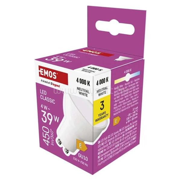 EMOS ZQ8E23 classic MR16 4W 450 lm GU10 LED izzó