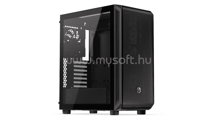 ENDORFY Arx 500 Core fekete (táp nélküli) ablakos ATX ház