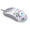 ENDORFY Egér - LIV Onyx White (Honeycomb, 8000 DPI, ARGB, PixArt PAW3311, optikai, 1,8m, fehér) EY6A021 small