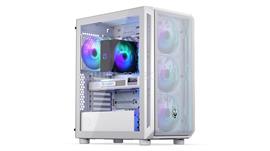 ENDORFY Számítógépház - Arx 500 White ARGB (ATX/micro ATX/ITX, 1xUSB-C, 2xUSB3.0, 4x14cm LED ventilátor, ablakos, fehér) EY2A018 small
