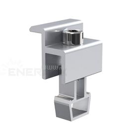 ENERACK Szélső leszorító 30-40mm vastag napelemekhez FEKETE AEC-BK INT-AEC-BK small