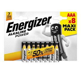 ENERGIZER ALKALINE POWER tartós elem (AA, LR6, 1.5V, alkáli) 8db/csomag ENERGIZER_GP-190516 small