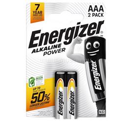 ENERGIZER ALKALINE POWER tartós elem (AAA, LR03, 1.5V, alkáli) 2db/csomag ENERGIZER_E300132700 small