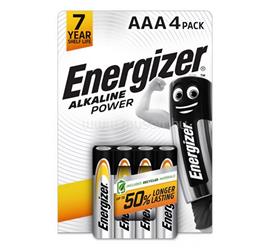 ENERGIZER ALKALINE POWER tartós elem (AAA, LR03, 1.5V, alkáli) 4db/csomag ENERGIZER_E300132600 small