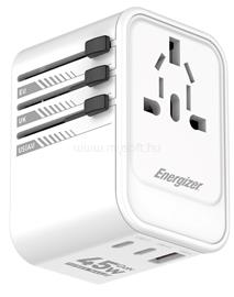 ENERGIZER ETC450 univerzális csatlakozású (EU, UK, US, AU) utazó adapter és PD gyorstöltő max. 45W töltési teljesítménnyel ENERGIZER_ETC450_WE_ML small