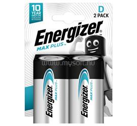 ENERGIZER MAX PLUS tartós elem (D, LR20, 1.5V, alkáli) 2db/csomag ENERGIZER_E302306604 small