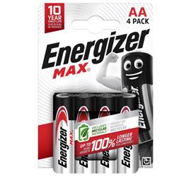 ENERGIZER MAX tartós elem (AA, LR06, 1.5V, alkáli) 4db/csomag ENERGIZER_E303323700 small