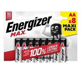 ENERGIZER MAX tartós elem (AA, LR06, 1.5V, alkáli) 8db/csomag ENERGIZER_E303324700 small