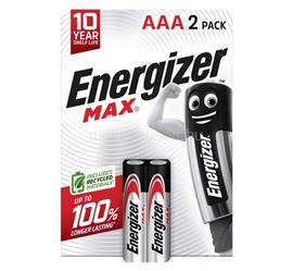ENERGIZER MAX tartós elem (AAA, LR03, 1.5V, alkáli) 2db/csomag ENERGIZER_E303325300 small