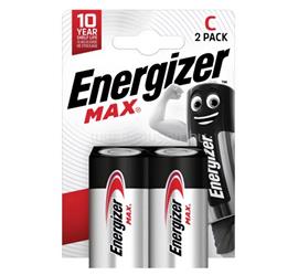 ENERGIZER MAX tartós elem (C, LR14, 1.5V, alkáli) 2db/csomag ENERGIZER_E302306700 small