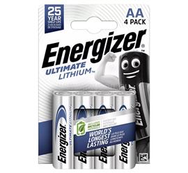 ENERGIZER ULTIMATE LITHIUM tartós elem (AA, LR06, 1.5V, lítium) 4db/csomag ENERGIZER_E301535305 small