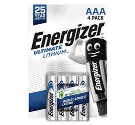 ENERGIZER ULTIMATE LITHIUM tartós elem (AAA, LR03, 1.5V, lítium) 4db/csomag ENERGIZER_E301535701 small
