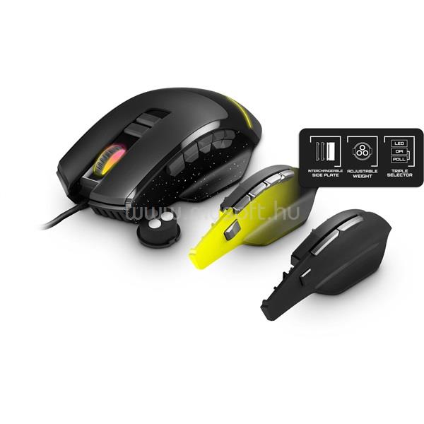 ENERGY SISTEM EN 452071 ESG M5 Triforce RGB gamer vezetékes egér