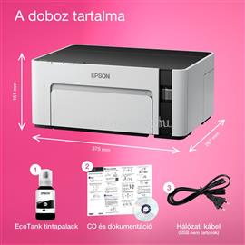 EPSON EcoTank M1100 mono tintasugaras tintatartályos nyomtató (5000 oldalra elegendő tintával) C11CG95403 small