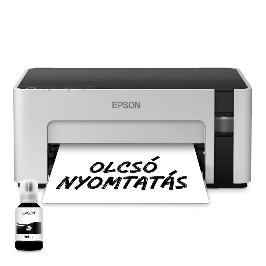 EPSON EcoTank M1100 mono tintasugaras tintatartályos nyomtató (5000 oldalra elegendő tintával)