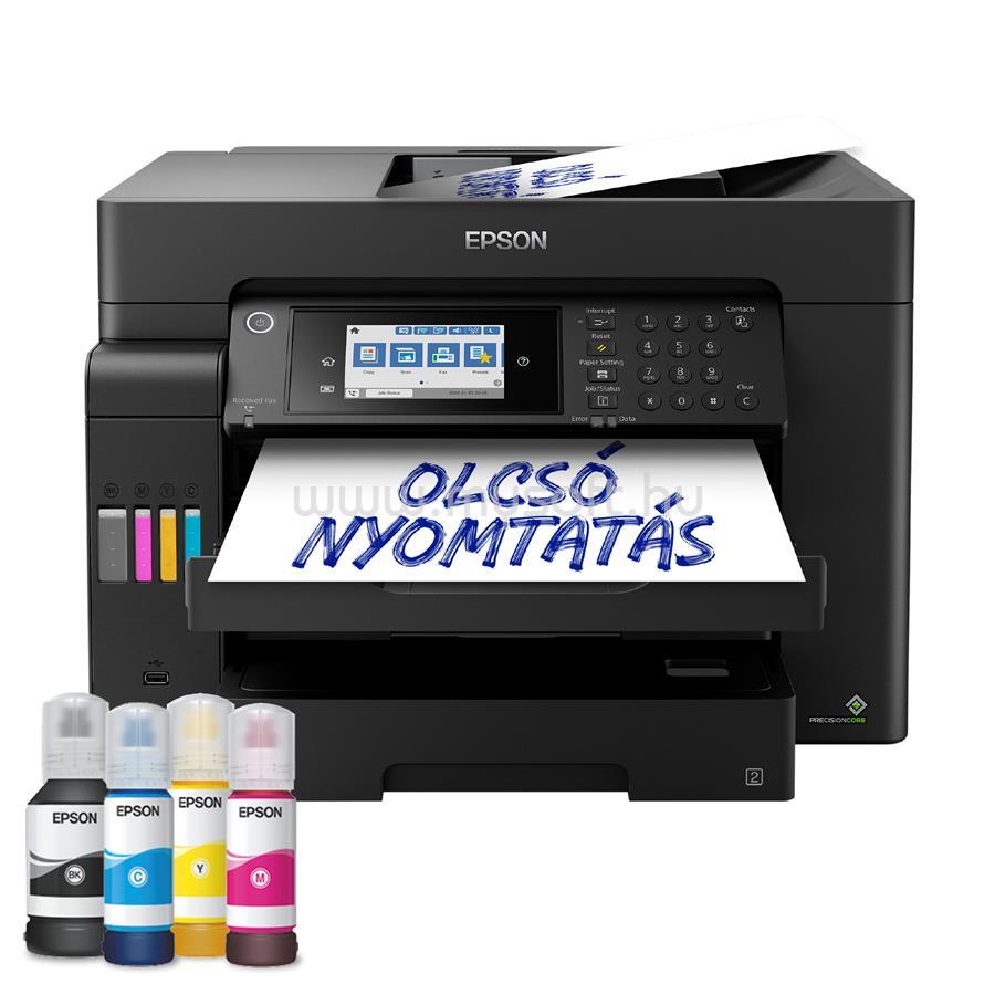 EPSON EcoTank L15160 színes multifunkciós tintasugaras tintatartályos nyomtató (4500/2800 oldalra elegendő tintával)