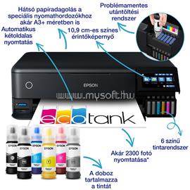 EPSON EcoTank L8180 színes multifunkciós tintasugaras tintatartályos nyomtató (1800 fotóra elegendő tintával) C11CJ21402 small