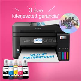 EPSON EcoTank L6290 színes multifunkciós tintasugaras tintatartályos nyomtató (14000/5200 oldalra elegendő tintával) C11CJ60404 small