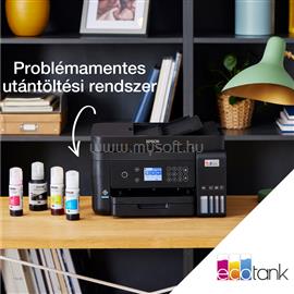EPSON EcoTank L6290 színes multifunkciós tintasugaras tintatartályos nyomtató (14000/5200 oldalra elegendő tintával) C11CJ60404 small