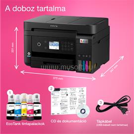 EPSON EcoTank L6270 színes multifunkciós tintasugaras tintatartályos nyomtató (14000/5200 oldalra elegendő tintával) C11CJ61403 small