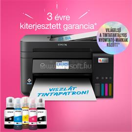 EPSON EcoTank L6270 színes multifunkciós tintasugaras tintatartályos nyomtató (14000/5200 oldalra elegendő tintával) C11CJ61403 small