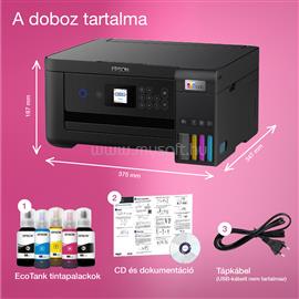 EPSON EcoTank L4260 színes multifunkciós tintasugaras tintatartályos nyomtató (14000/5200 oldalra elegendő tintával) C11CJ63409 small