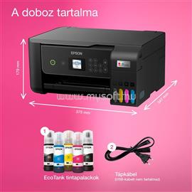 EPSON EcoTank L3280 színes multifunkciós tintasugaras tintatartályos nyomtató (8100/6500 oldalra elegendő tintával) C11CJ66426 small